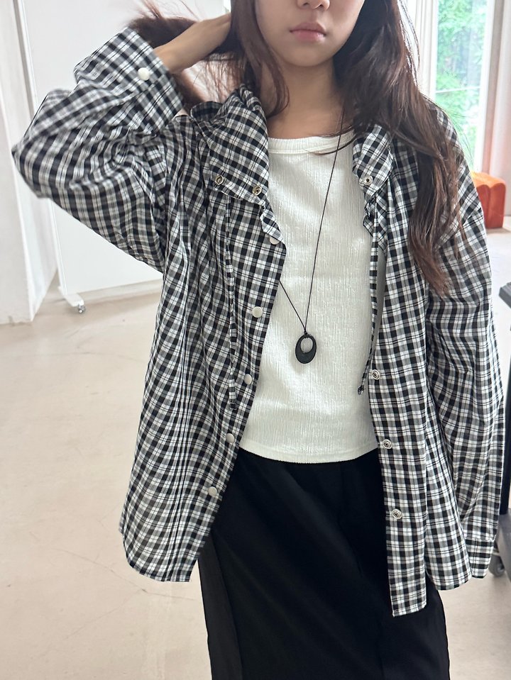 Check Hoodie by There's for Women - view 3