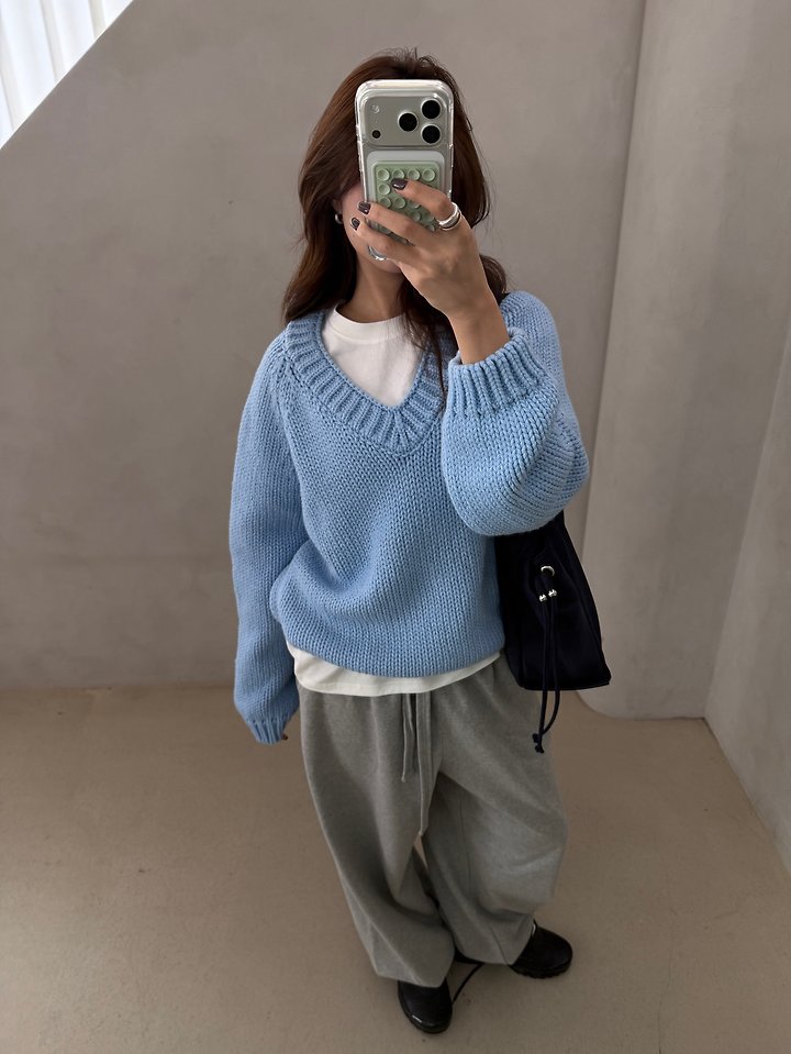 Sage V-Neck Knit by There's for Women - view 6