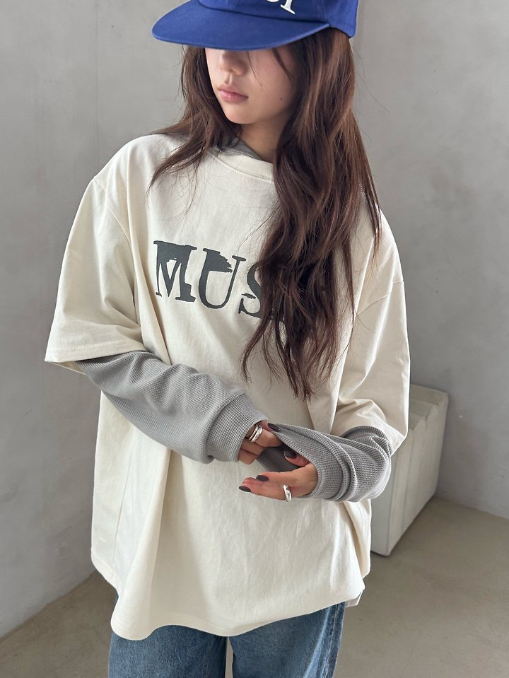 Muse Waffle Hoodie by There's for Women - view 4