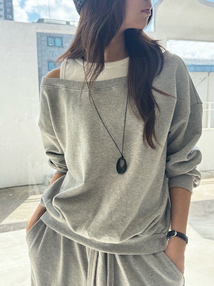 Layered Sweatshirt by There's for Women - view 9