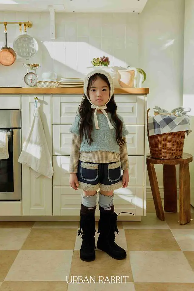 Mustang Denim Shorts by Urban Rabbit for Child - view 4