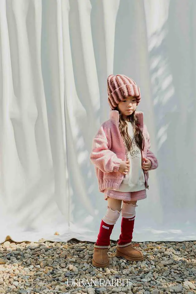 Curly Woolen Jacket by Urban Rabbit for Child - view 11