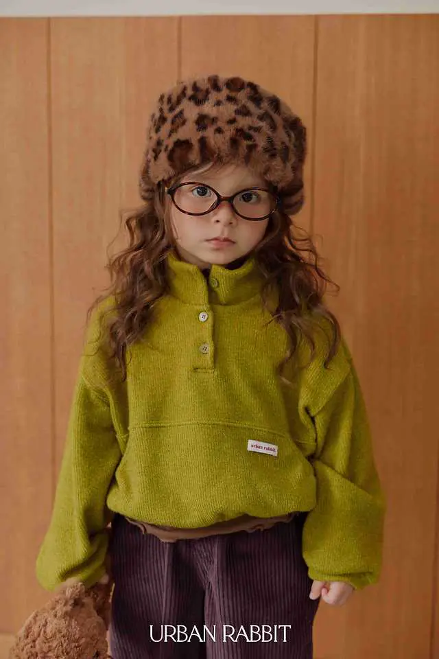 Knit Half Open Tee by Urban Rabbit for Child - view 7