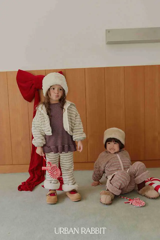 Choux Cream Hooded Jacket by Urban Rabbit for Child - view 6