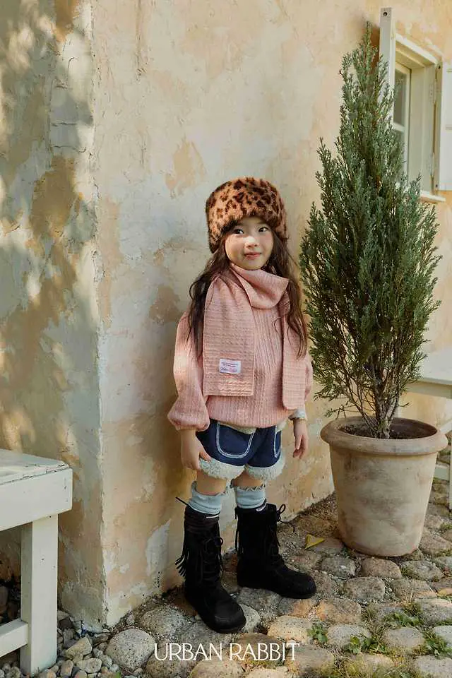 Twisted Long Muffler Set by Urban Rabbit for Child - view 5