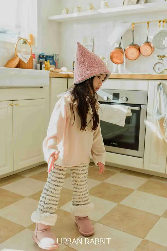 Choux Cream Bootcut Pants by Urban Rabbit for Child - view 5