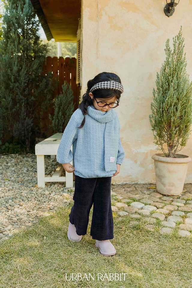 Choco Rib Trim Bootcut Pants by Urban Rabbit for Child - view 12
