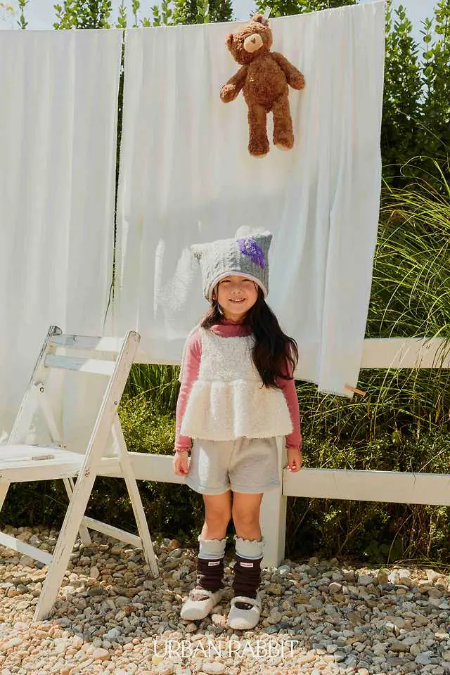Curly Woolen Half Pants by Urban Rabbit for Child - view 4
