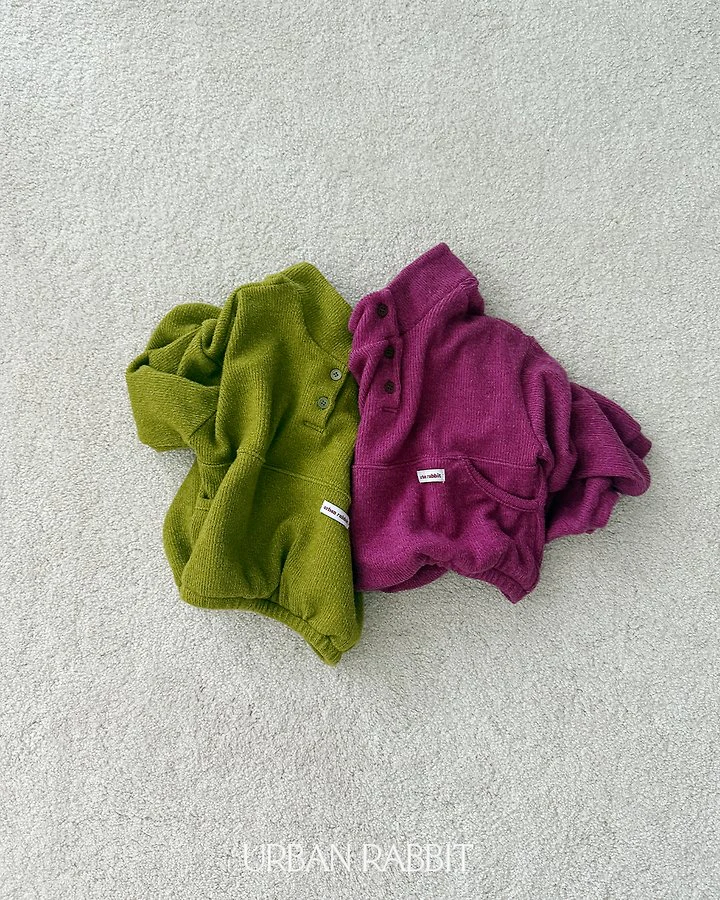 Knit Half Open Tee by Urban Rabbit for Child - view 1