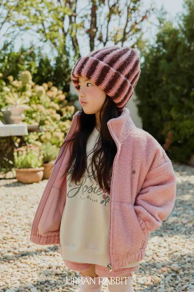 Curly Woolen Jacket by Urban Rabbit for Child - view 6