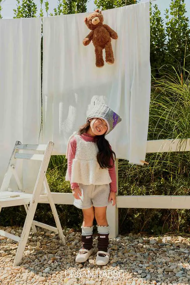 Curly Woolen Half Pants by Urban Rabbit for Child - view 5