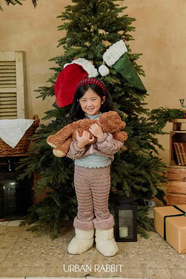 Choux Cream Bootcut Pants by Urban Rabbit for Child - view 9