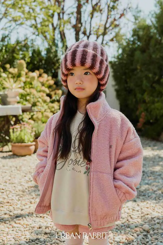 Curly Woolen Jacket by Urban Rabbit for Child - view 7