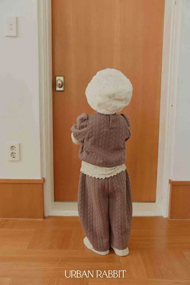 Cable Quilting Pants by Urban Rabbit for Child - view 9