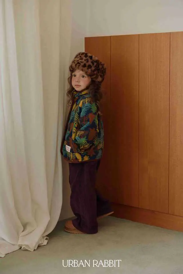 Shawl Collar Fleece Jacket by Urban Rabbit for Child - view 7