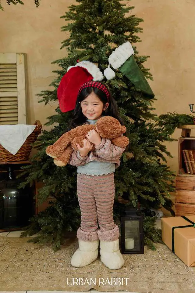 Choux Cream Bootcut Pants by Urban Rabbit for Child - view 10