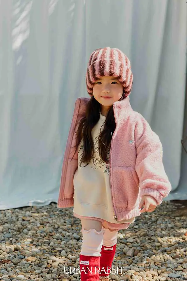 Curly Woolen Jacket by Urban Rabbit for Child - view 8
