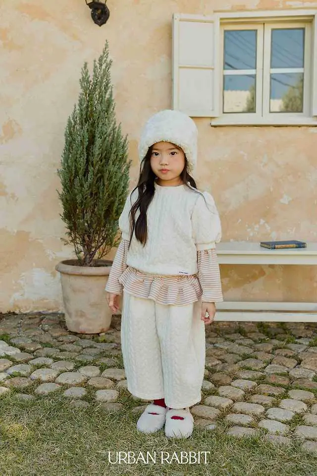 Cable Quilting Pants by Urban Rabbit for Child - view 10