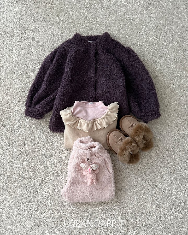 Puffer Long Cardigan by Urban Rabbit for Child - view 1