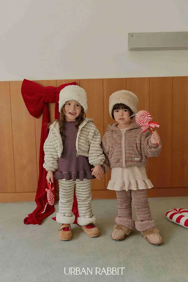 Choux Cream Hooded Jacket by Urban Rabbit for Child - view 4