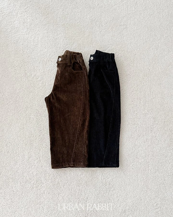 Fleeced Denim Barrel Pants by Urban Rabbit for Child - view 1