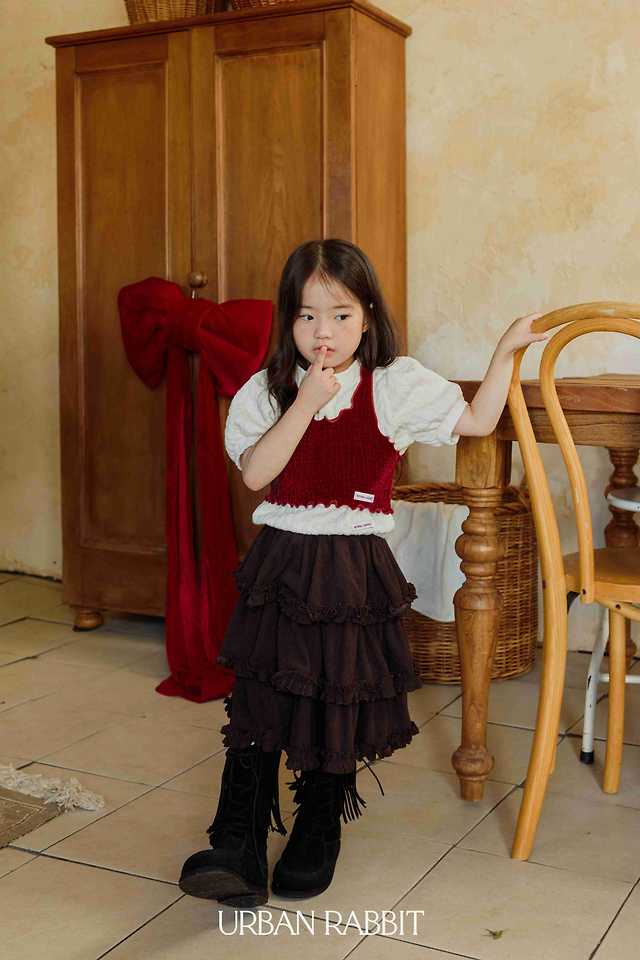 Frill Cancan Long Skirt by Urban Rabbit for Child - view 4