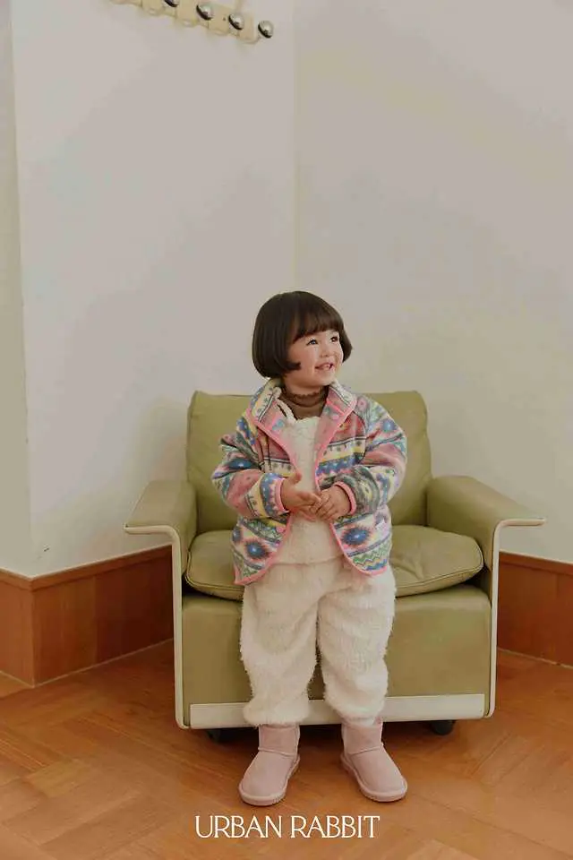 Shawl Collar Fleece Jacket by Urban Rabbit for Child - view 10