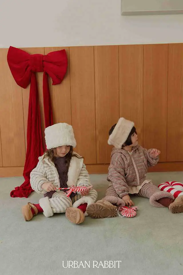 Choux Cream Hooded Jacket by Urban Rabbit for Child - view 5