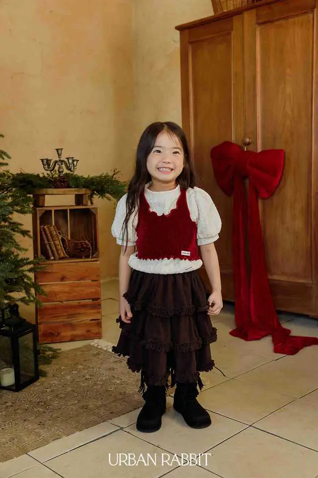 Frill Cancan Long Skirt by Urban Rabbit for Child - view 6