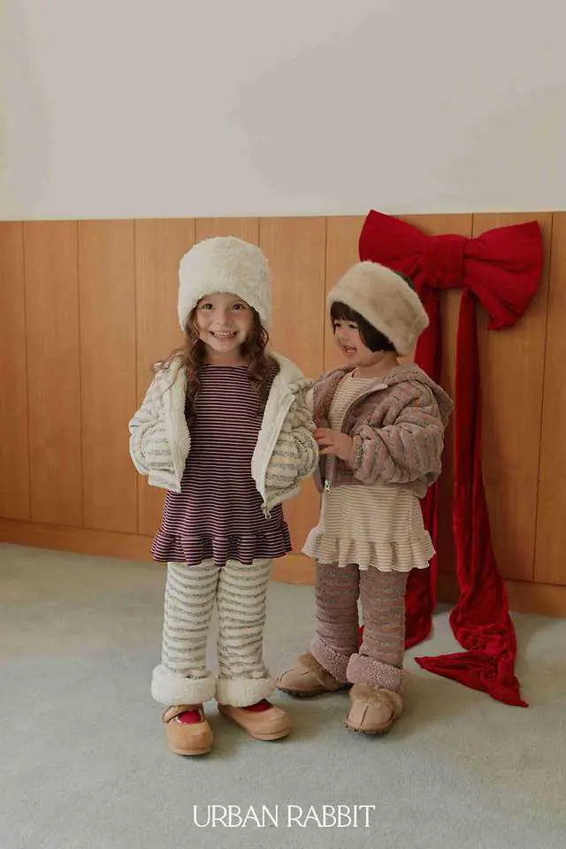 Choux Cream Hooded Jacket by Urban Rabbit for Child - view 8