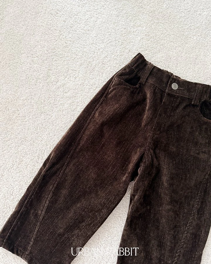 Fleeced Denim Barrel Pants by Urban Rabbit for Child - view 5