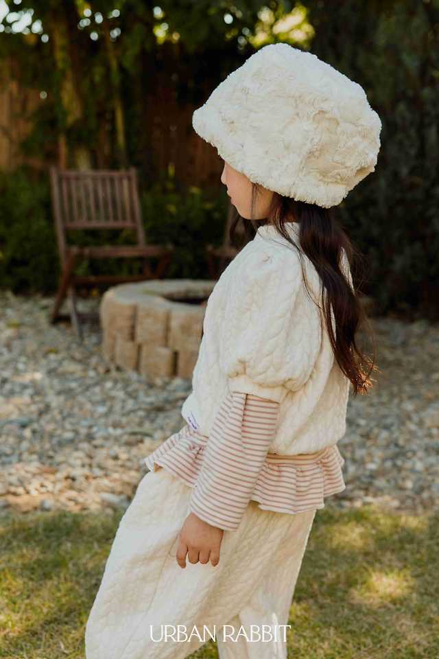 Loose Fit Frill Long Tee by Urban Rabbit for Child - view 11