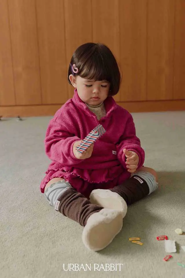 Knit Half Open Tee by Urban Rabbit for Child - view 10