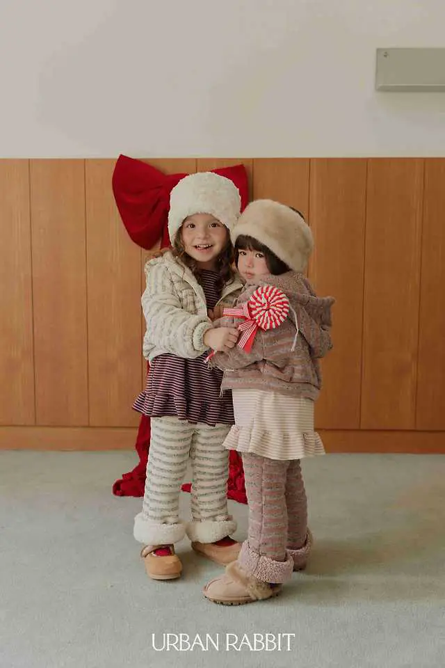 Choux Cream Hooded Jacket by Urban Rabbit for Child - view 9