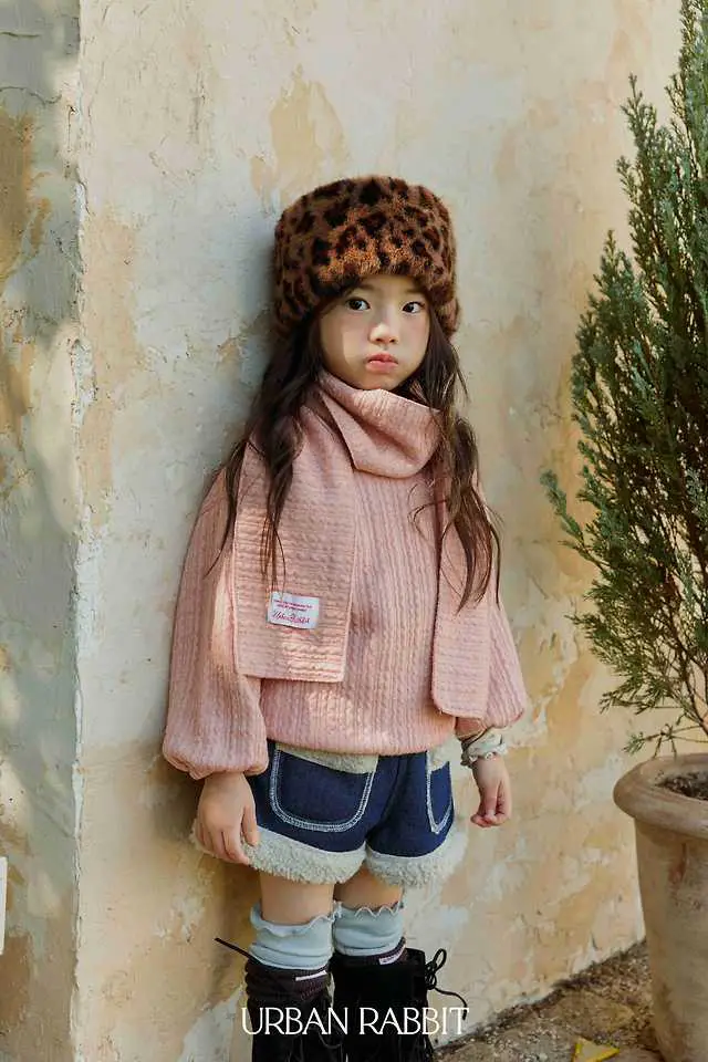 Twisted Long Muffler Set by Urban Rabbit for Child - view 8