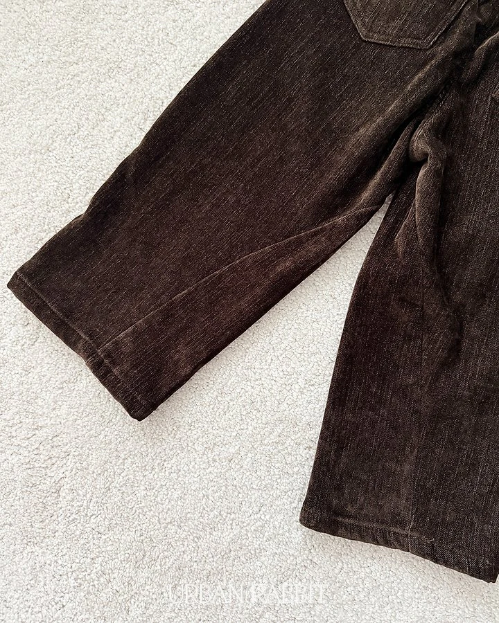 Fleeced Denim Barrel Pants by Urban Rabbit for Child - view 6