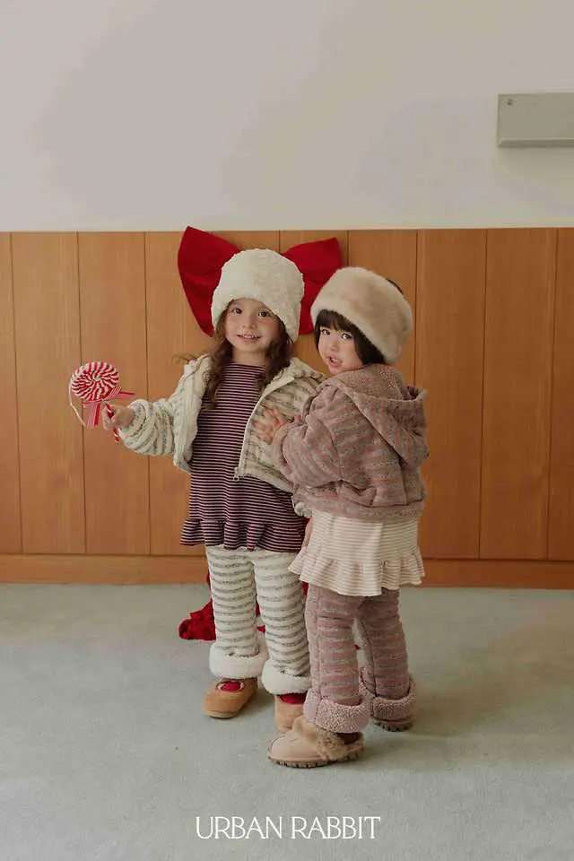 Choux Cream Hooded Jacket by Urban Rabbit for Child - view 10