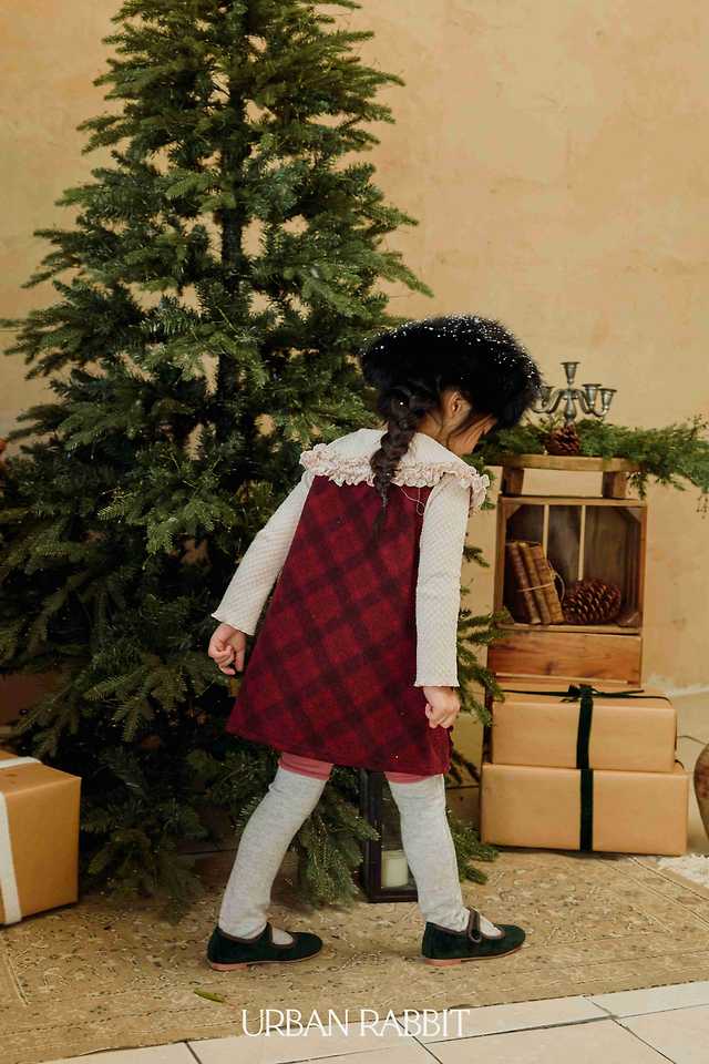 Check Frill Dress by Urban Rabbit for Child - view 9