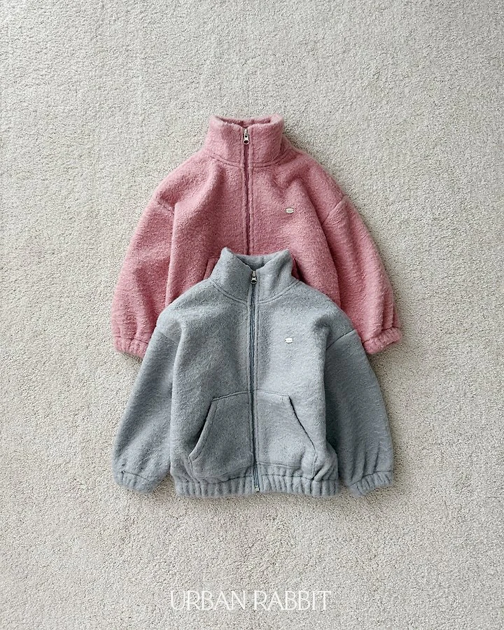 Curly Woolen Jacket by Urban Rabbit for Child - view 1