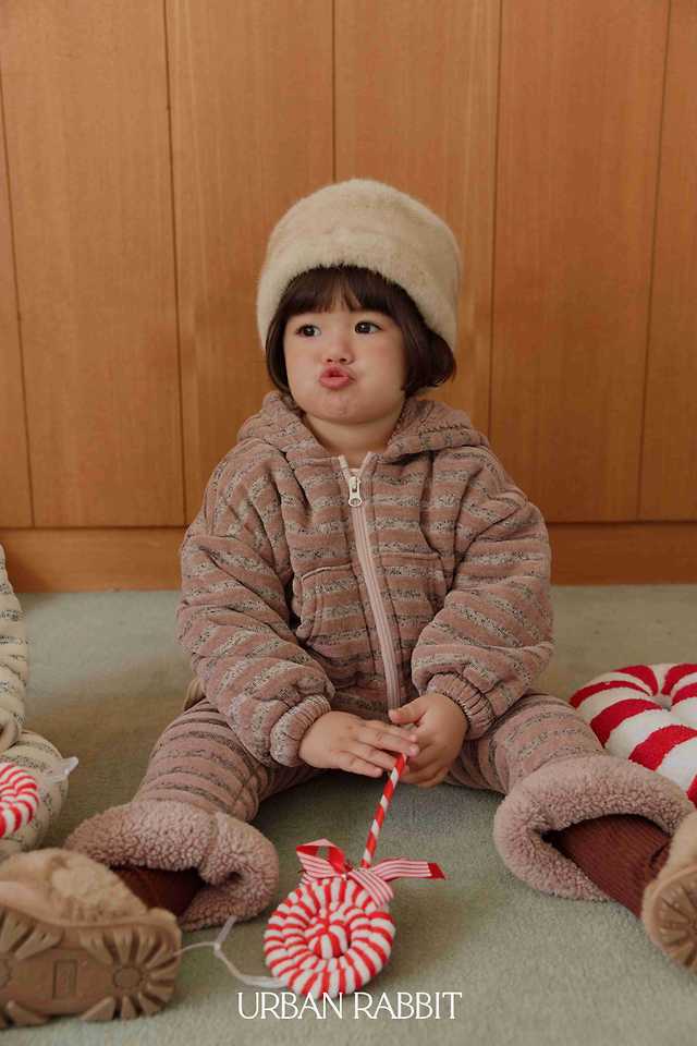 Choux Cream Hooded Jacket by Urban Rabbit for Child - view 12