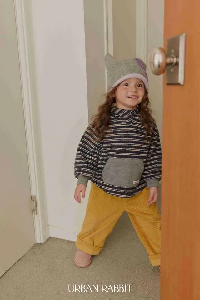 Knit Mock Neck Hood Tee by Urban Rabbit for Child - view 10