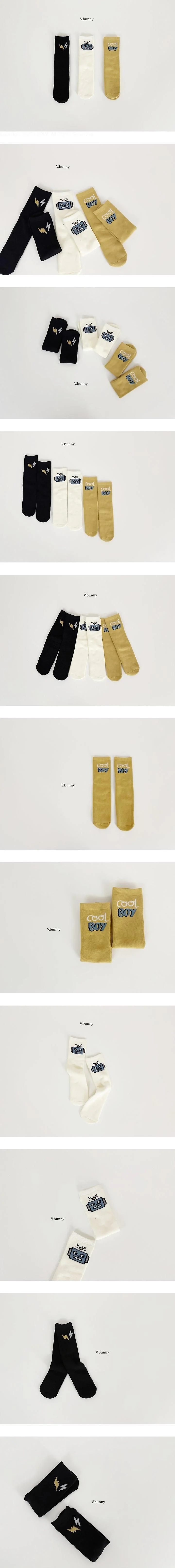 Cool Boy Socks Set by V Bunny for Child unisex - view 1