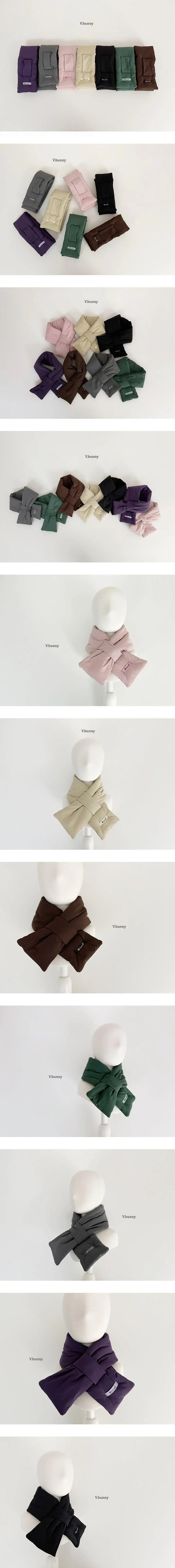 B Padded Muffler by V Bunny for Child unisex - view 1