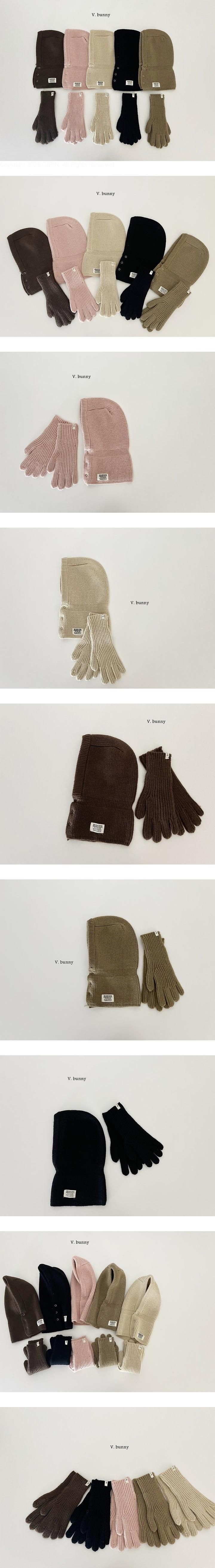 Colored Paper Gloves by V Bunny for Child unisex - view 1