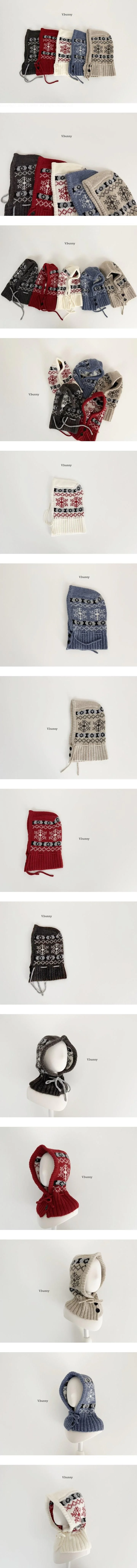Snowflake Balaclava by V Bunny for Child unisex - view 1