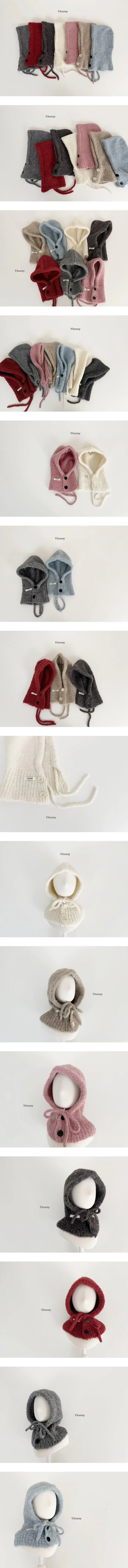 Fluffy Button Balaclava by V Bunny for Child unisex - view 1