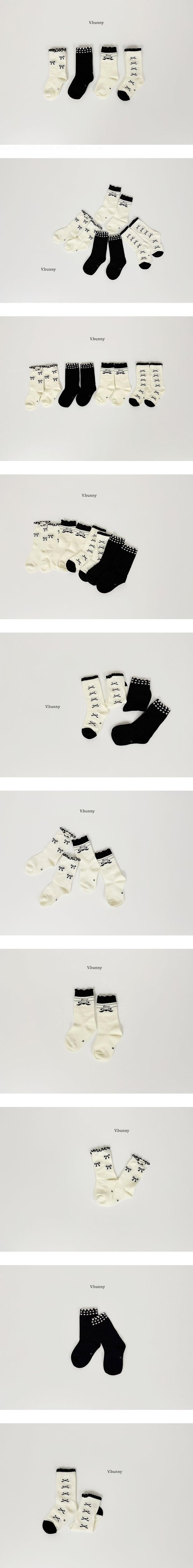 Bow Socks Set by V Bunny for Child - view 1