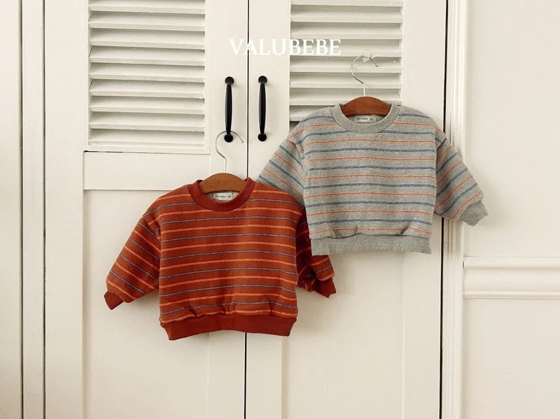 Double Striped Sweatshirt by Valu Bebe for Baby - view 1