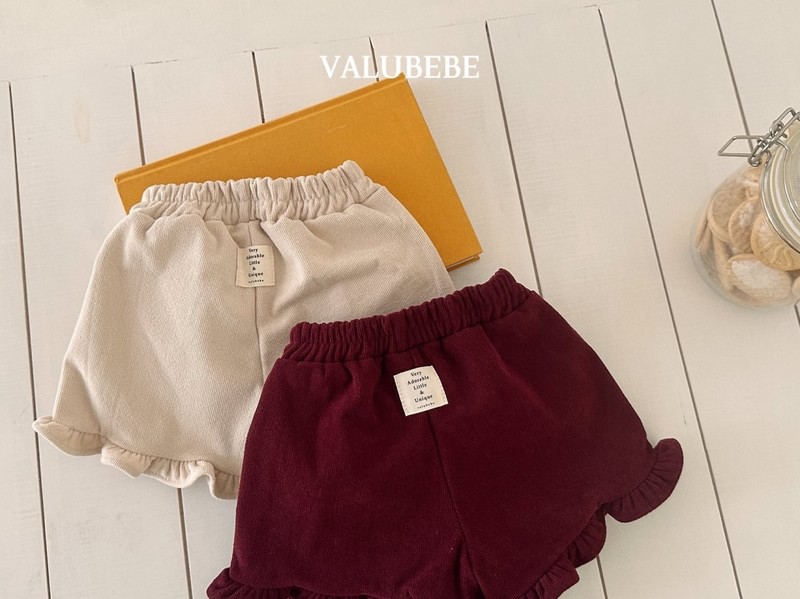 Corduroy Frill Half Pants by Valu Bebe for Baby - view 11
