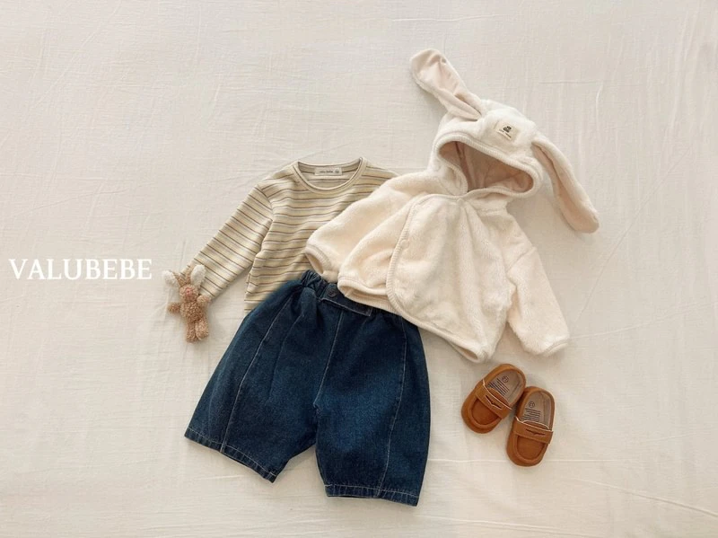 Bongbong Fleeced Denim Pants by Valu Bebe for Baby - view 1